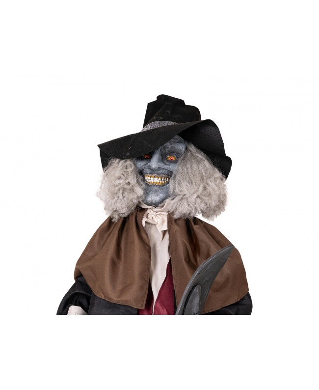 Europalms Halloween Figur Totengräber, animiert, 235 - 265cm
