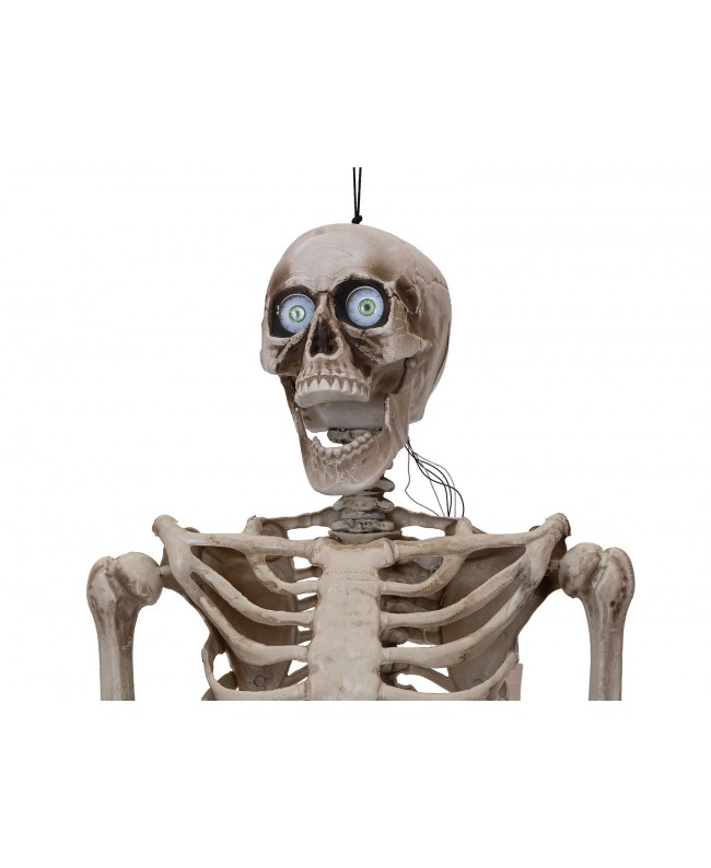 Europalms Halloween Figur Skelett formbar, animiert, 160cm