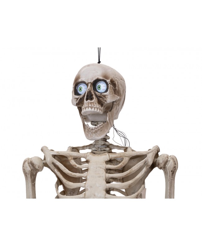 Europalms Halloween Figur Skelett formbar, animiert, 160cm