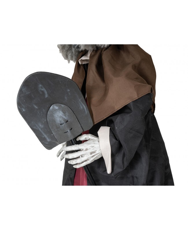 Europalms Halloween Figur Totengräber, animiert, 235 - 265cm