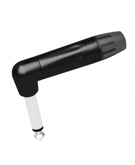 SEETRONIC Jack Plug 6.3 mm Mono - 90° Jack Cable Connectors