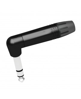SEETRONIC Jack Plug 6.3 mm Stereo - 90° Jack Cable Connectors