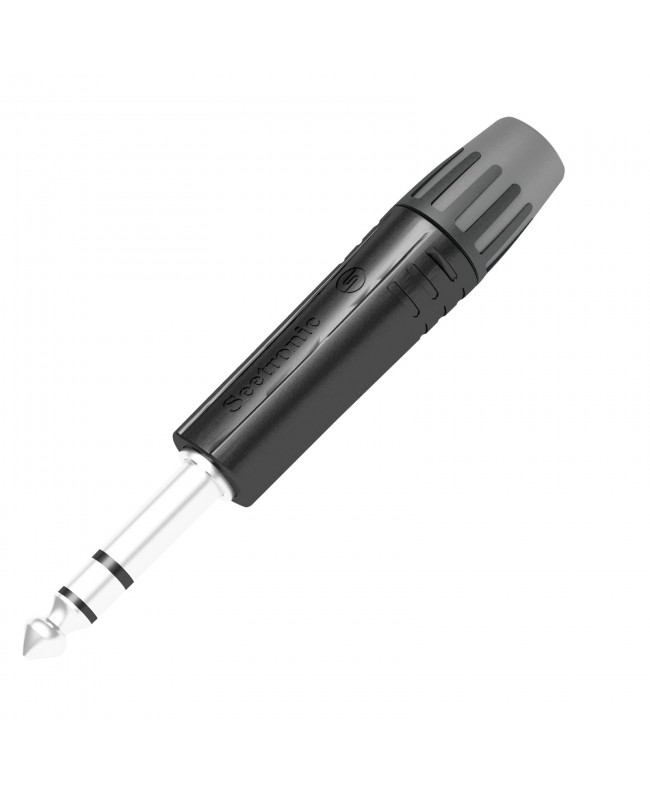 SEETRONIC Jack Plug 6.3 mm Stereo Klinken Kabelsteckverbinder