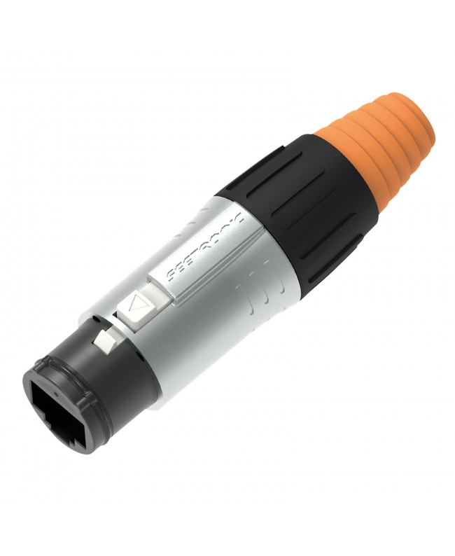 SEETRONIC RJ45 Cable Carrier Silver housing - IP65 - female Ethernet Cable Connectors
