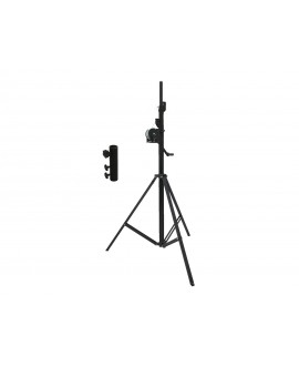 Eurolite Set STT-400/85 Winch Stand TÜV/GS black + STV-3529 Adapter long Supporti per luci