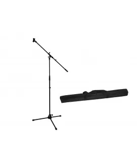 Omnitronic Set Microphone Tripod with Boom PRO bk + Bag Floor Stands