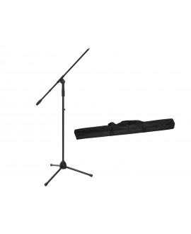 Omnitronic Set Microphone Tripod MS-2A with Boom bk + Bag Supporti da pavimento