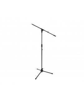Omnitronic Microphone Tripod MS-2 with Boom bk Supporti da pavimento