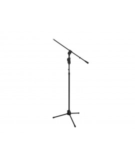 Omnitronic Microphone Tripod MS-3 with Boom bk Supporti da pavimento