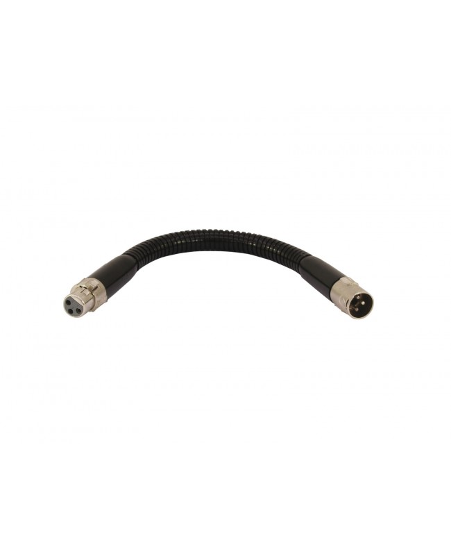 Omnitronic Gooseneck black XLR/XLR, 47cm Gooseneck