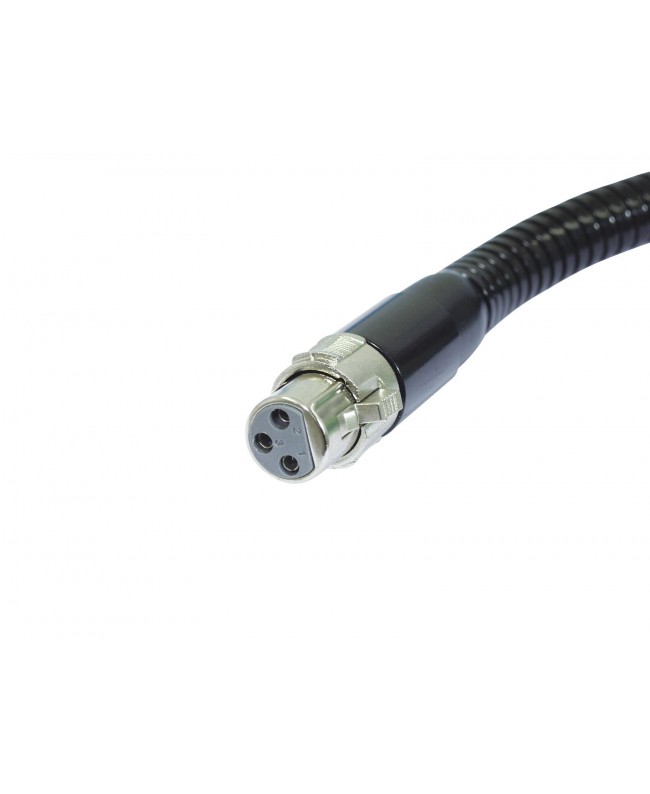 Omnitronic Schwanenhals schwarz XLR/XLR, 47cm Gooseneck
