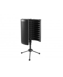 Omnitronic AS-04 Desk Microphone Absorber System, foldable incl. tripod Filtri acustici