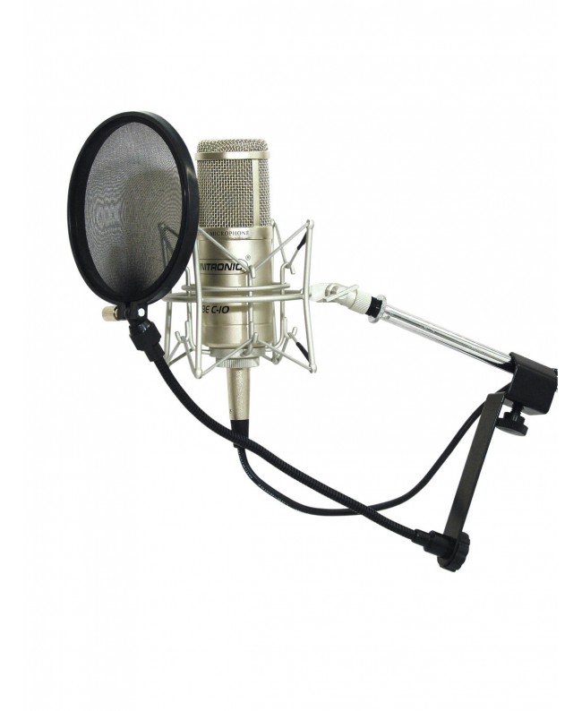 Omnitronic Mikrofon-Popfilter schwarz Popkiller