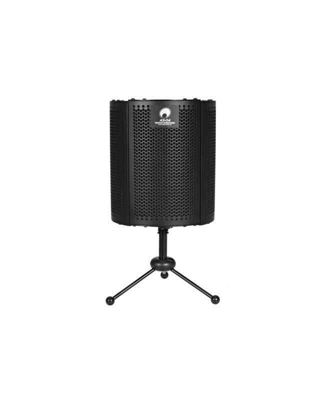 Omnitronic AS-04 Desk Microphone Absorber System, foldable incl. tripod Filtri acustici