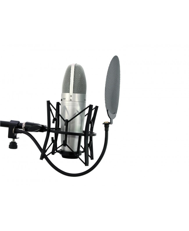 Omnitronic Mikrofon-Popfilter, Metall schwarz