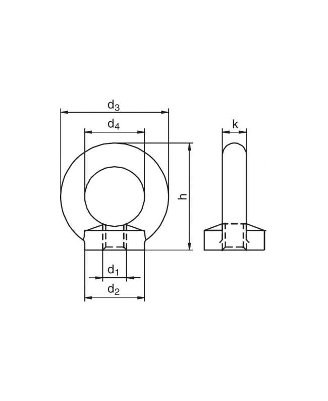 RIGGATEC Eyenut M10 | black | WLL 230kg
