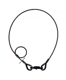 Adam Hall Accessories SAVEKING Safety | WLL 60kg | 60cm | black Cavi di sicurezza