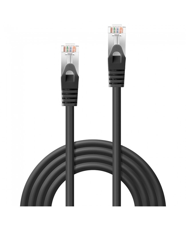 LINDY Cat.5e F/UTP, black 2m Cavi CAT