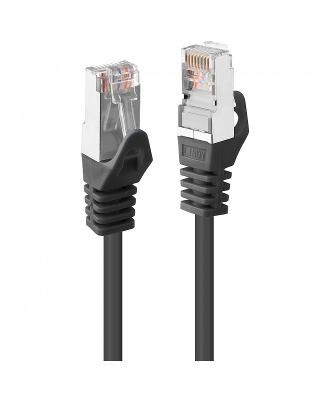 LINDY Cat.5e F/UTP, black 2m Cavi CAT