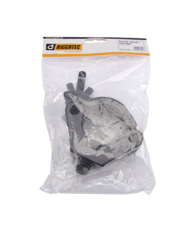 RIGGATEC Half Coupler Clamp | black | 60mm | WLL 750kg