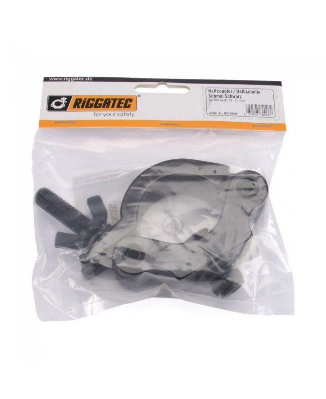 RIGGATEC Half Coupler Clamp | black | WLL 200kg