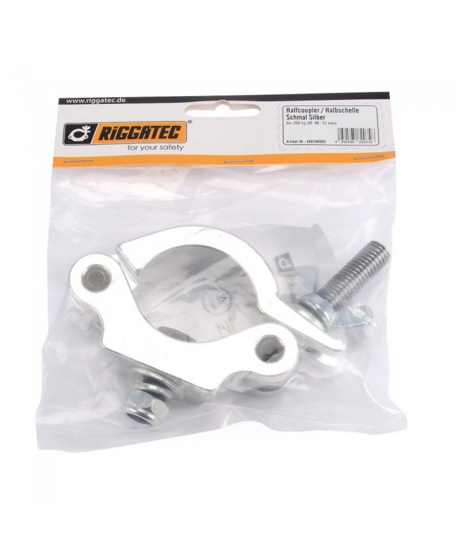 RIGGATEC Half Coupler Clamp | silver | WLL 200kg