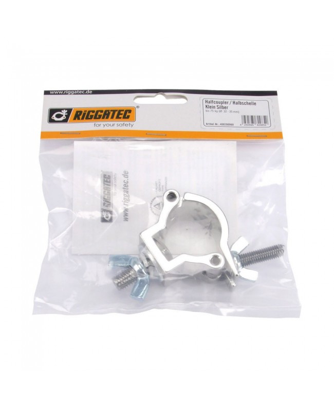 RIGGATEC Half Coupler Clamp | silver | WLL 75kg