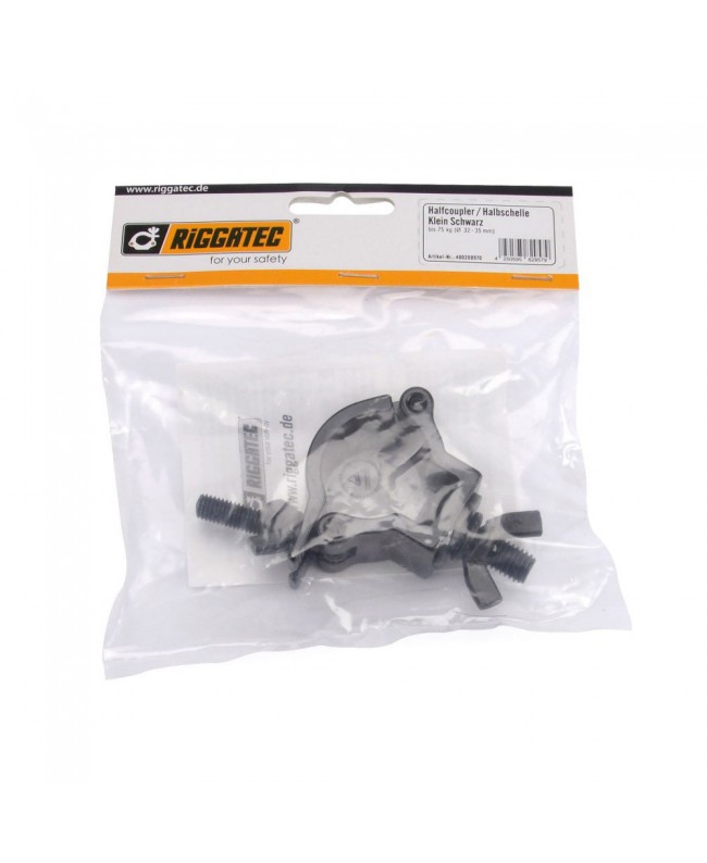 RIGGATEC Half Coupler Clamp | black | WLL 75kg