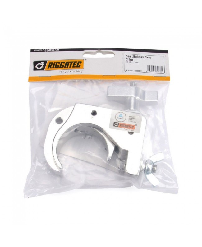 RIGGATEC Smart hook slim | silver | WLL 200kg