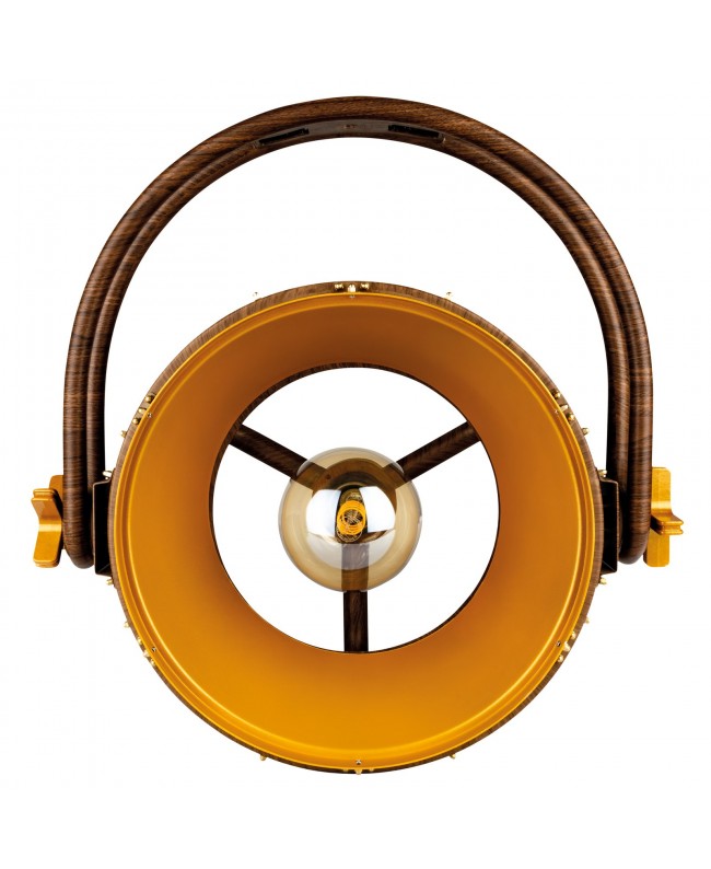 SHOWTEC Edison Vintage 2 Pale Gold / Wood Grain LED Shapes