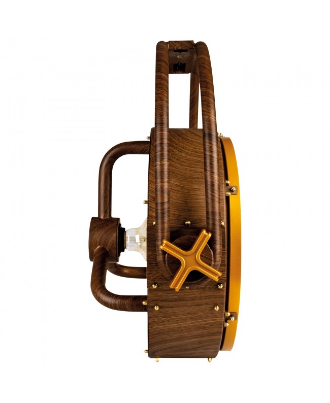 SHOWTEC Edison Vintage 2 Pale Gold / Wood Grain LED Shapes