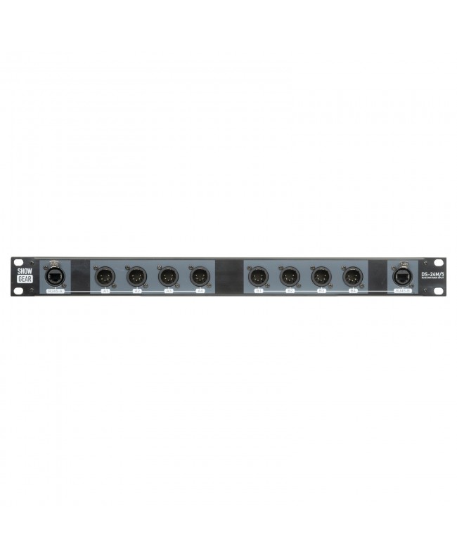 SHOWGEAR DS-24M/5 DMX Rack Split CATLink multicore