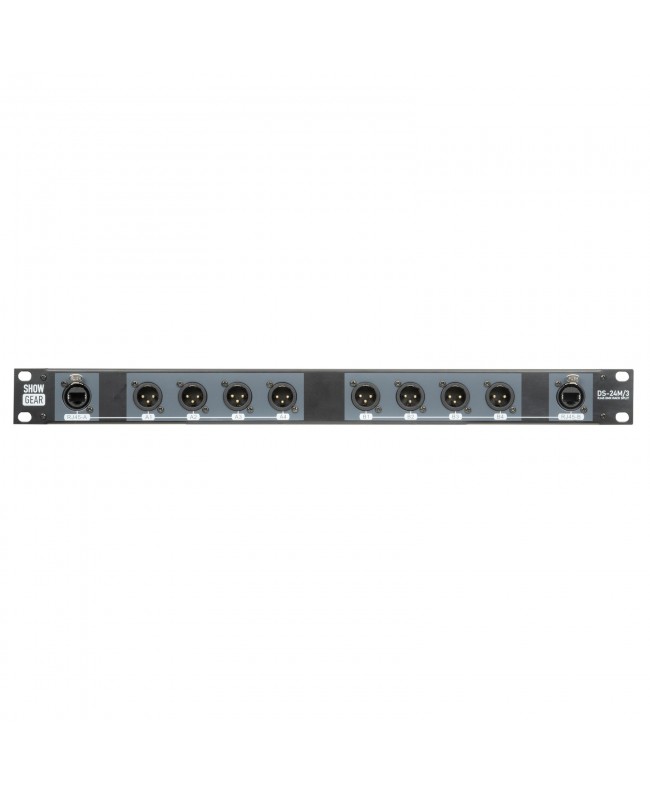 SHOWGEAR DS-24M/3 DMX Rack Split CATLink multicore