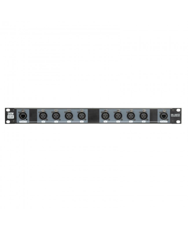 SHOWGEAR DS-24F/3 DMX Rack Split CATLink multicore