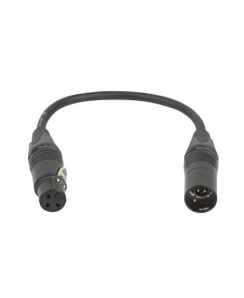 DAP 3-Pin female to 5-pin male DMX ater - Neutrik XX