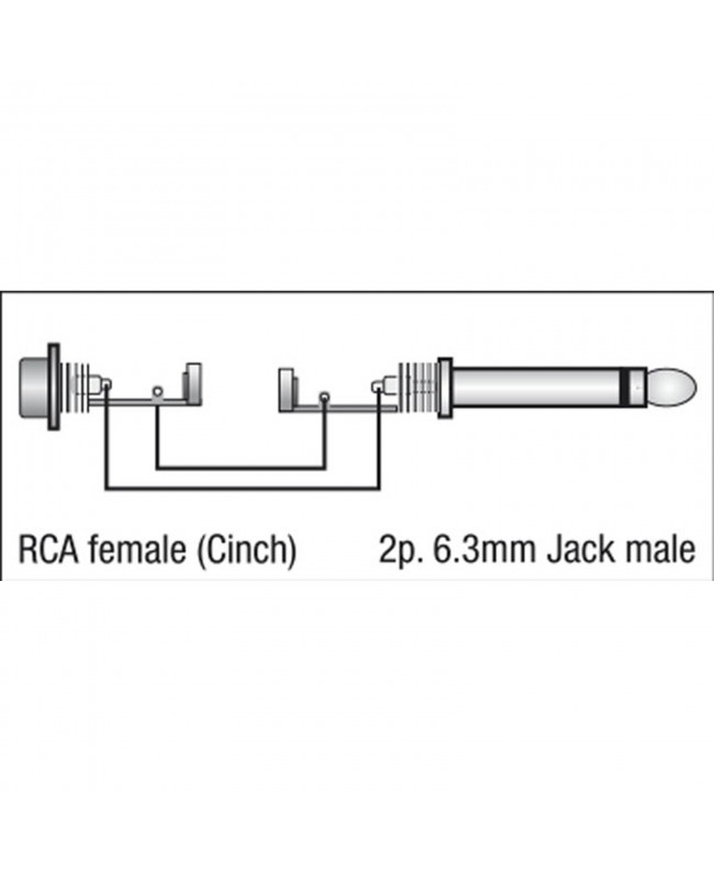 DAP FLA13 - Jack mono male to RCA female