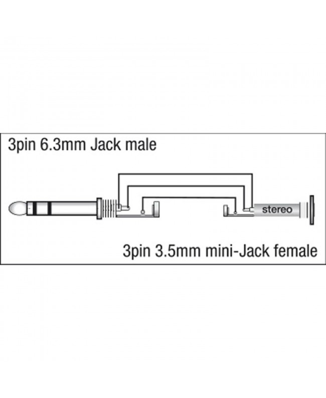 DAP XGA13 - Jack/M stereo to mini-jack/F