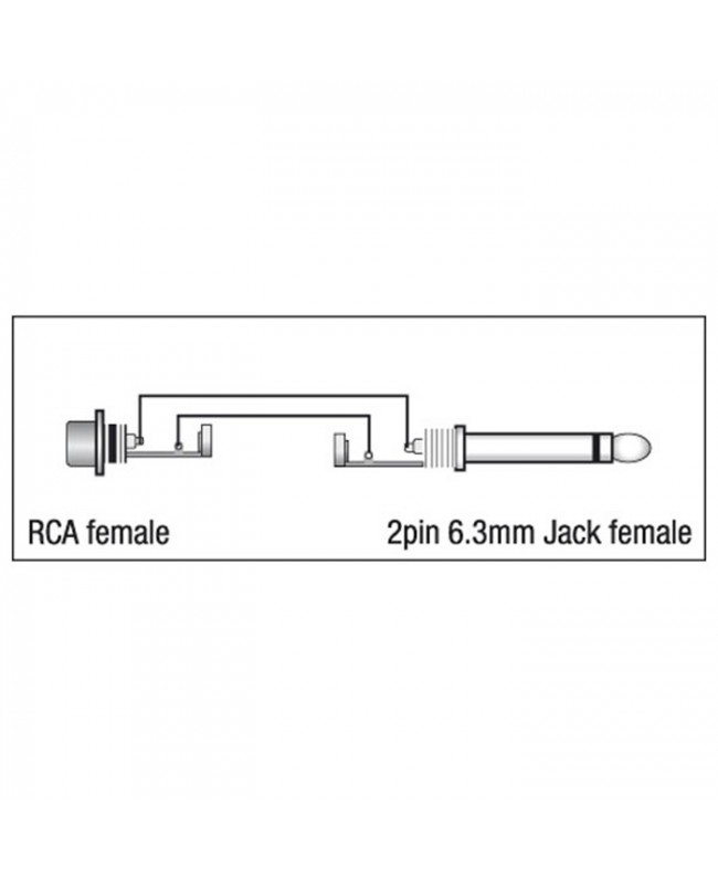 DAP XGA06 - RCA/F to Jack/M mono