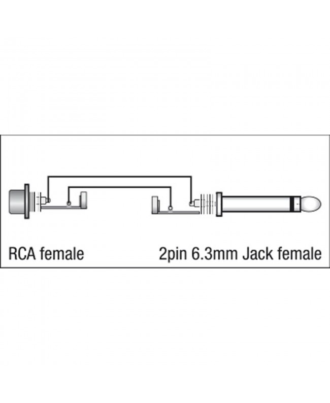 DAP XGA06 - RCA/F to Jack/M mono