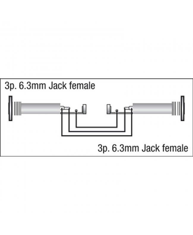 DAP FLA35 - Jack stereo female to Jack stereo female