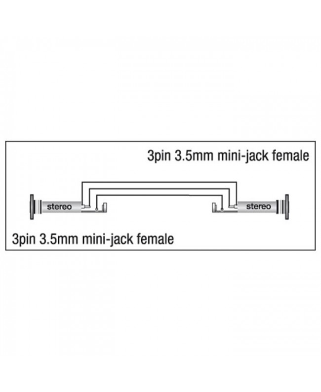 DAP XGA02 - mini-jack/F to mini-jack/F