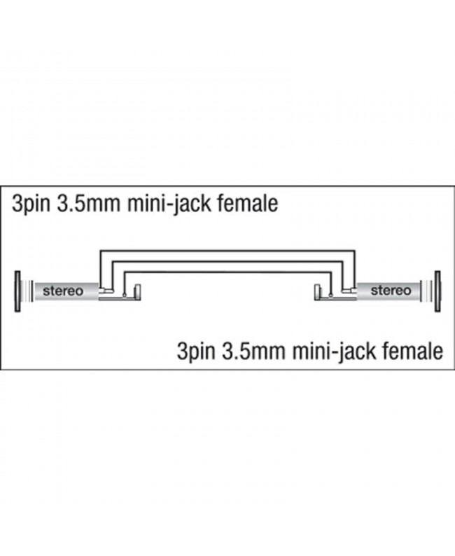 DAP XGA02 - mini-jack/F to mini-jack/F