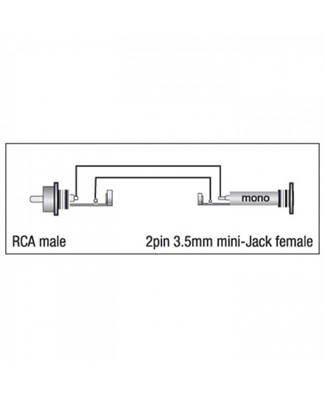 DAP XGA04 - RCA/M to mini-jack/F