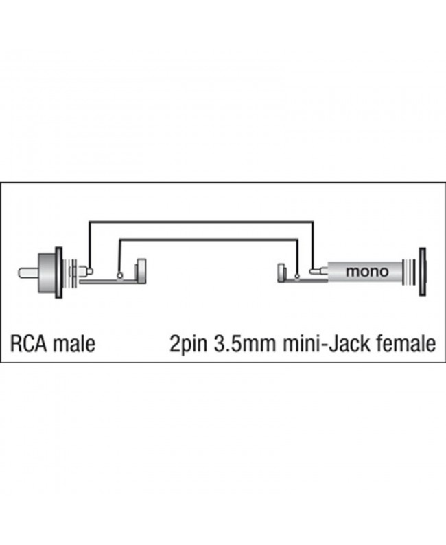 DAP XGA04 - RCA/M to mini-jack/F