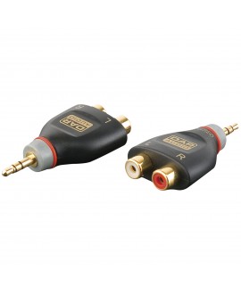 DAP XGA17 - mini-jack/M stereo to 2x RCA/F