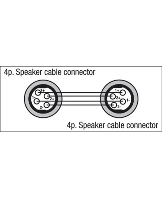 DAP FSA02 - Speaker 4P female to Speaker 4P female