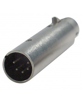DAP FLA29 - XLR 5P male to XLR 3P female ater 5p. XLR - maschio 3p. XLR - femmina adattatore DMX