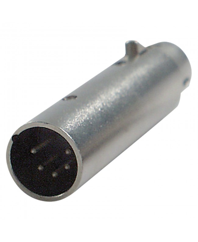 DAP FLA29 - XLR 5P male to XLR 3P female ater 5p. XLR - maschio 3p. XLR - femmina adattatore DMX