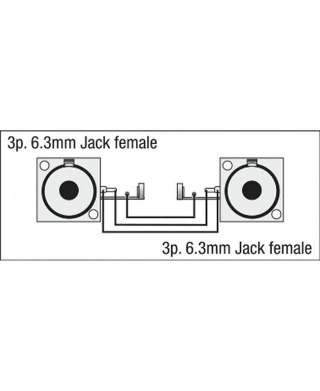 DAP FLA52 - Jack chassis female to Jack female