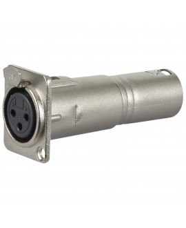 DAP FLA50 - XLR 3P female to XLR 3P male chassis